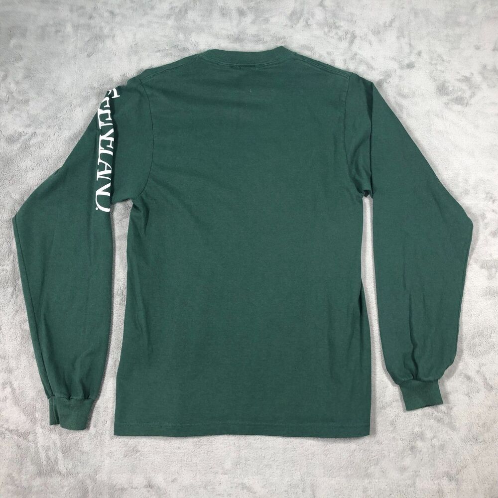 Keeneland Racetrack Tshirt Unisex Green Small Long Sleeve Spellout Horse Racing - Picture 5 of 8